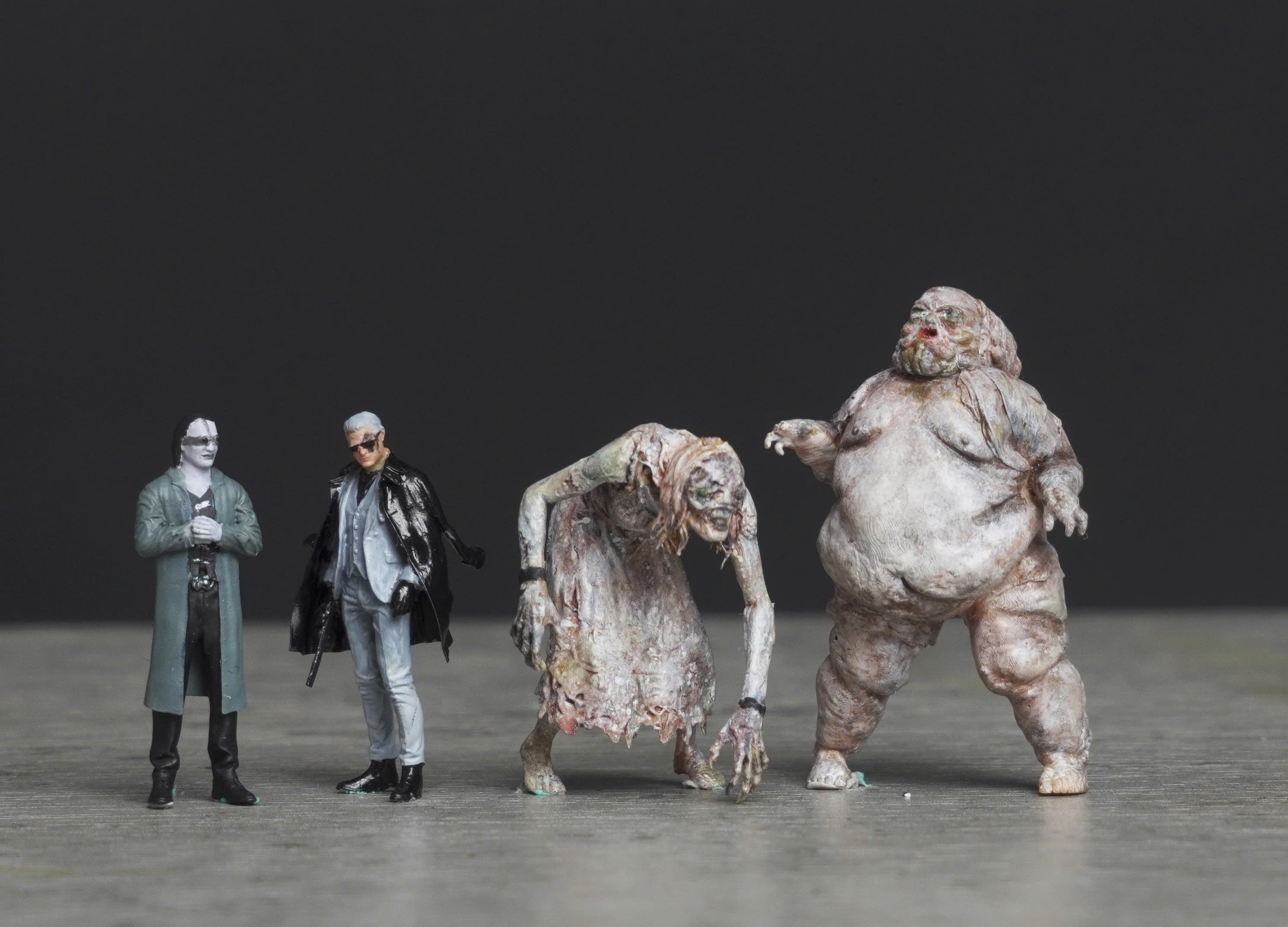 Evil figure HO 1/64 1/43 1/24 1/18 Scale handpaint high detail GE36-39