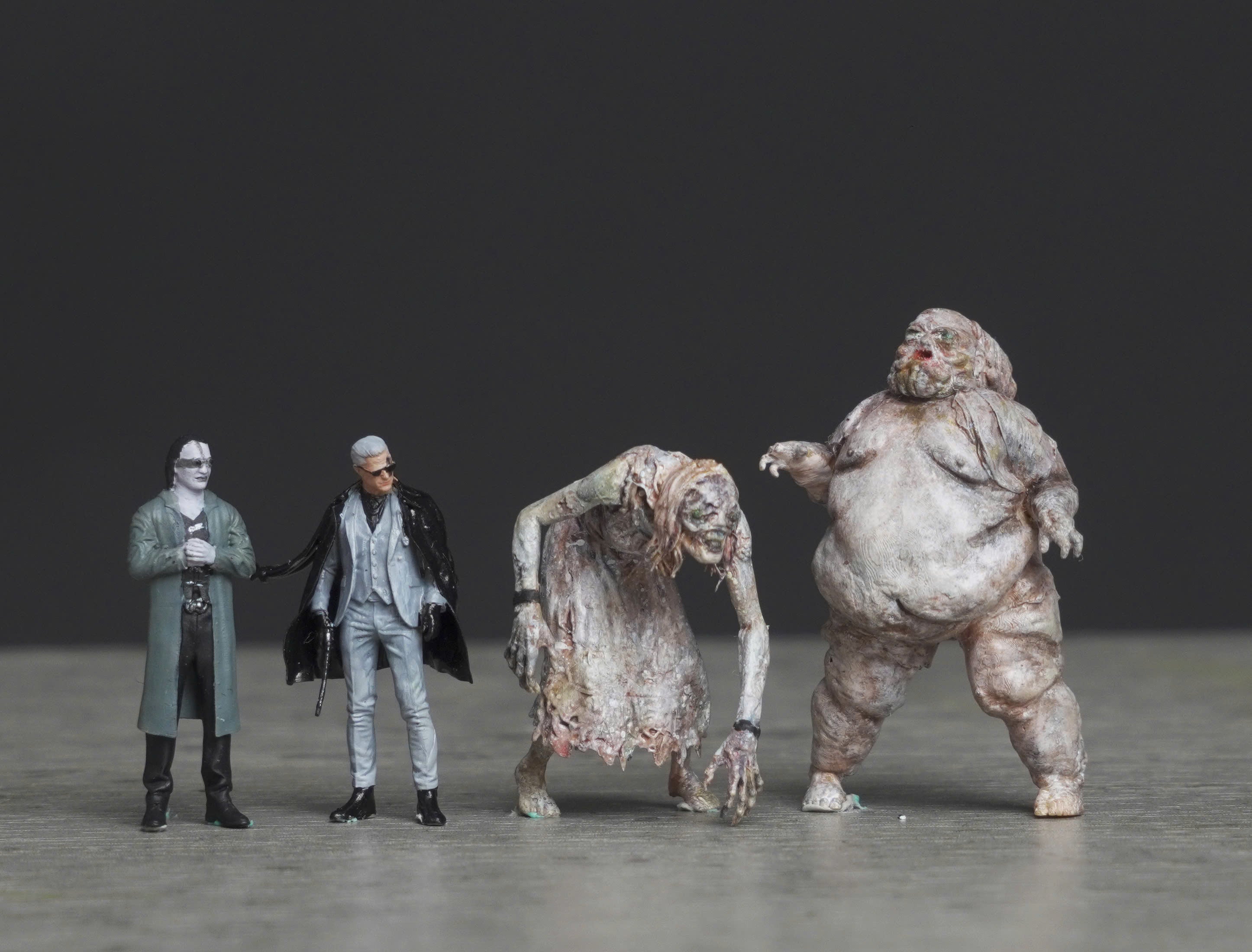 Evil figure HO 1/64 1/43 1/24 1/18 Scale handpaint high detail GE36-39
