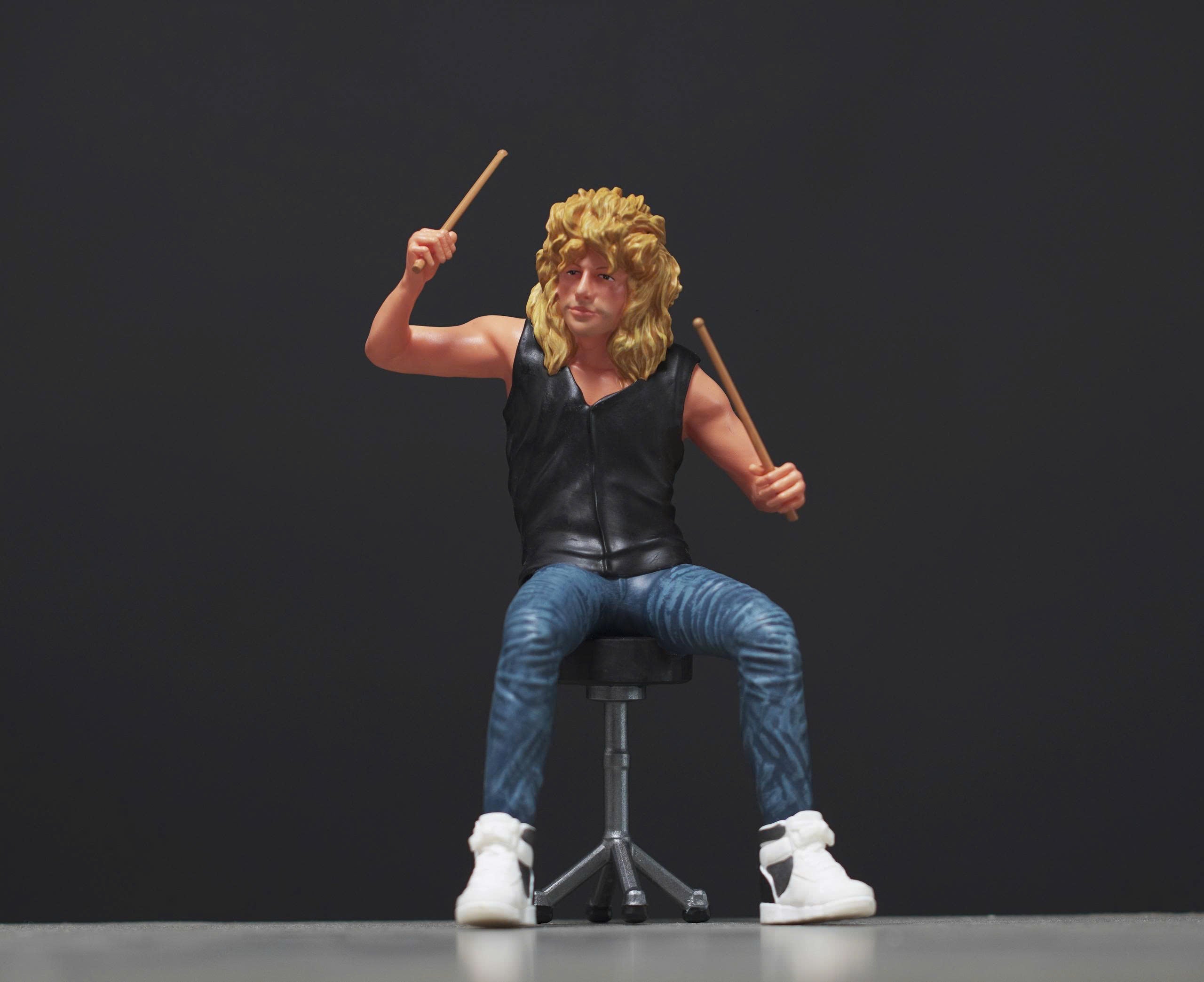 Drummer figure handpaint high detail 1:18 scale