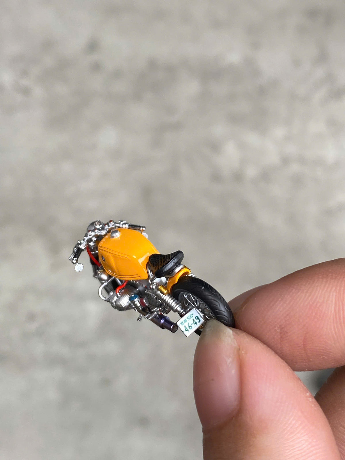 Motorcycle bike 1/64 scale handpaint high detail