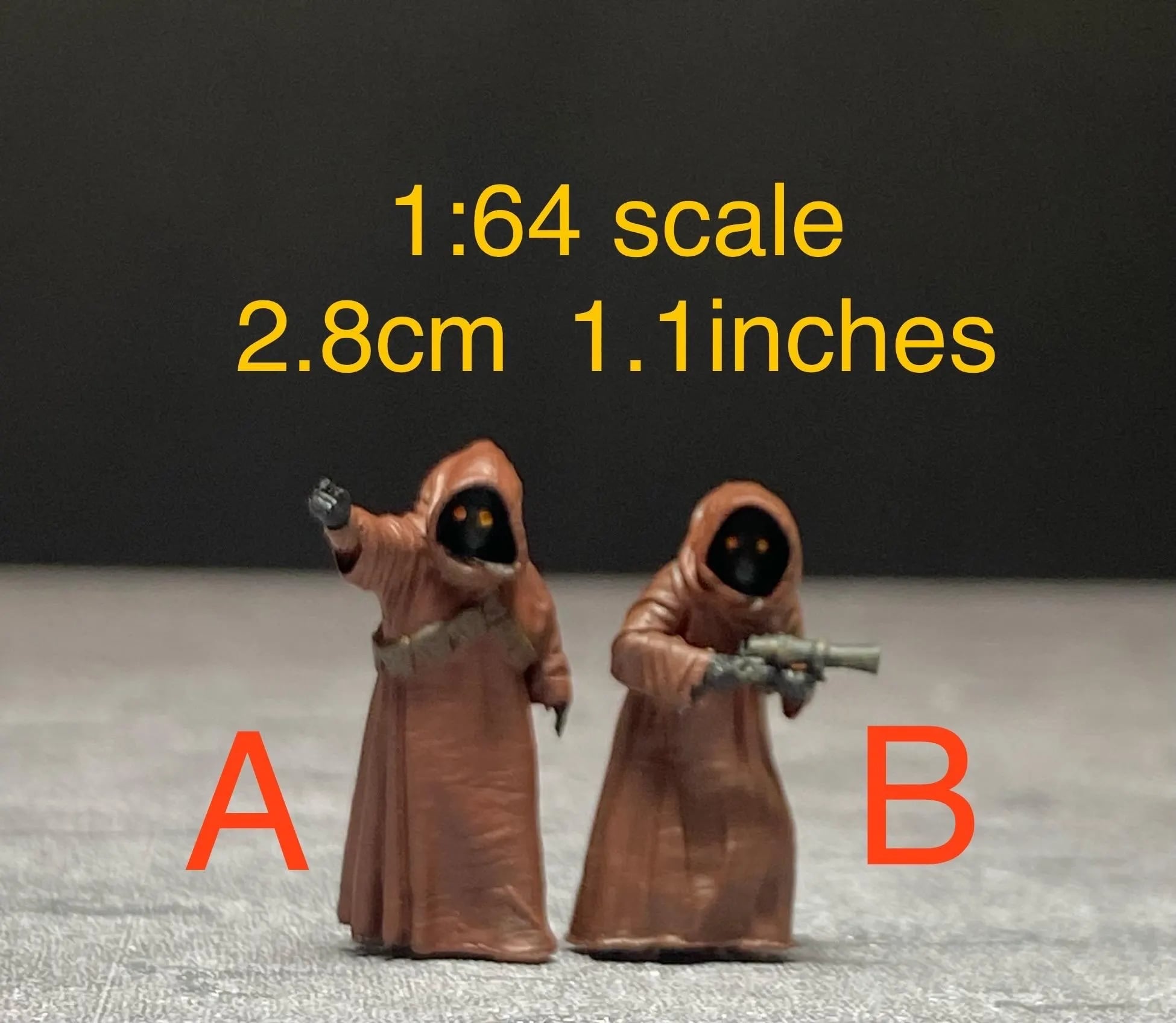 Jawo figure 1:64 to HO scale handpaint high detail