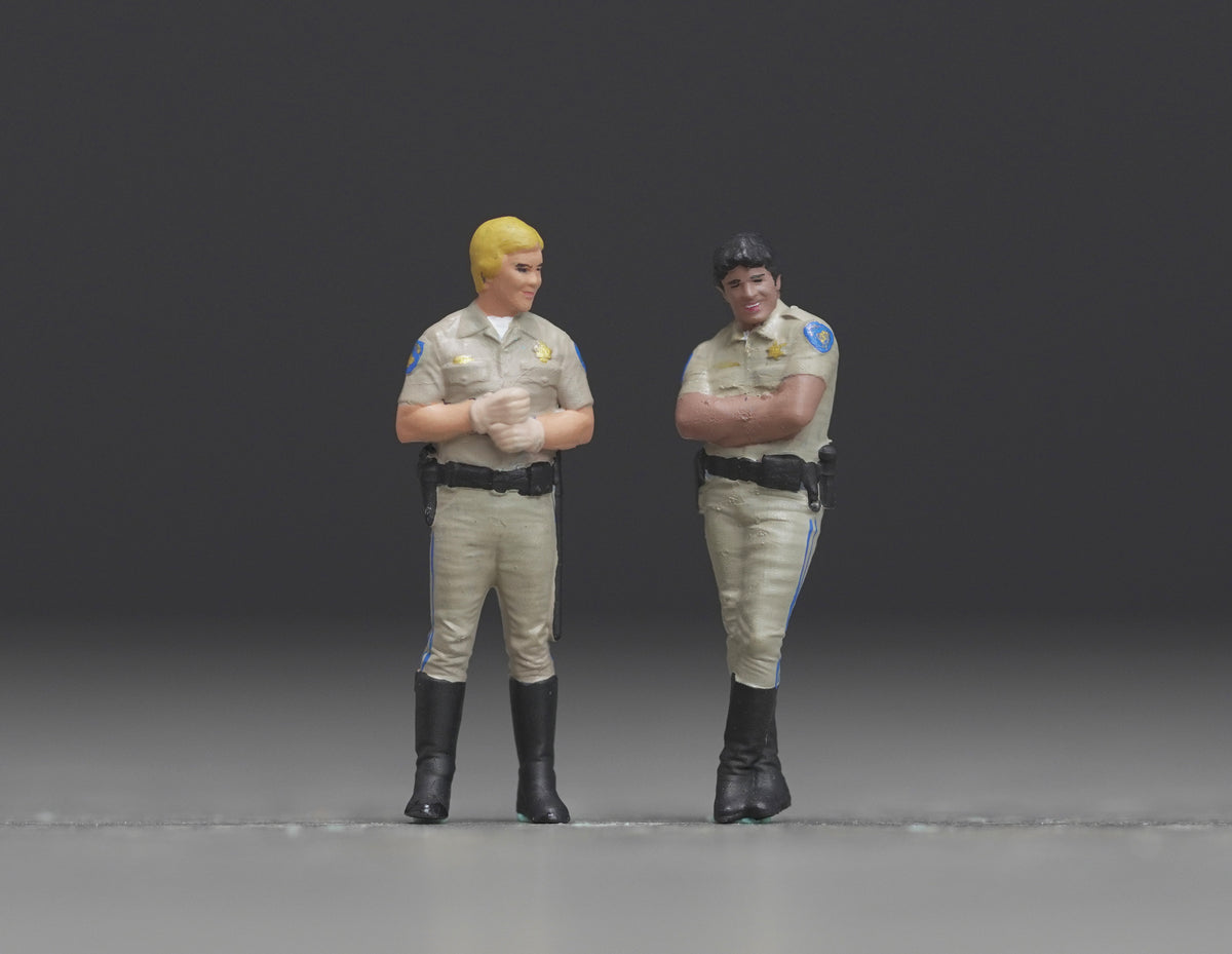CHIP highway patrol high detail painted scale 1/18