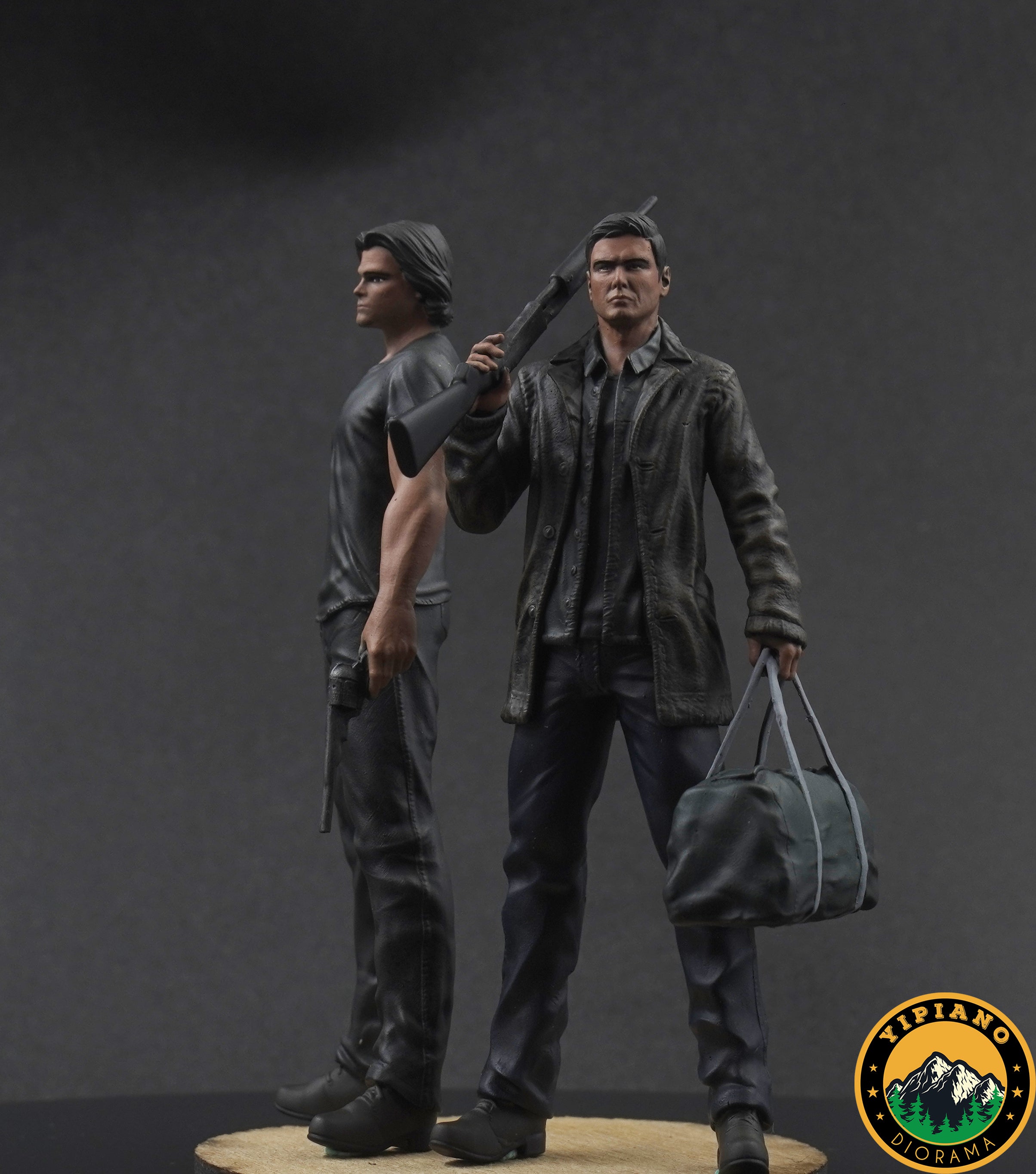 Natural men figurine handpaint high detail 1:18 to HO scale