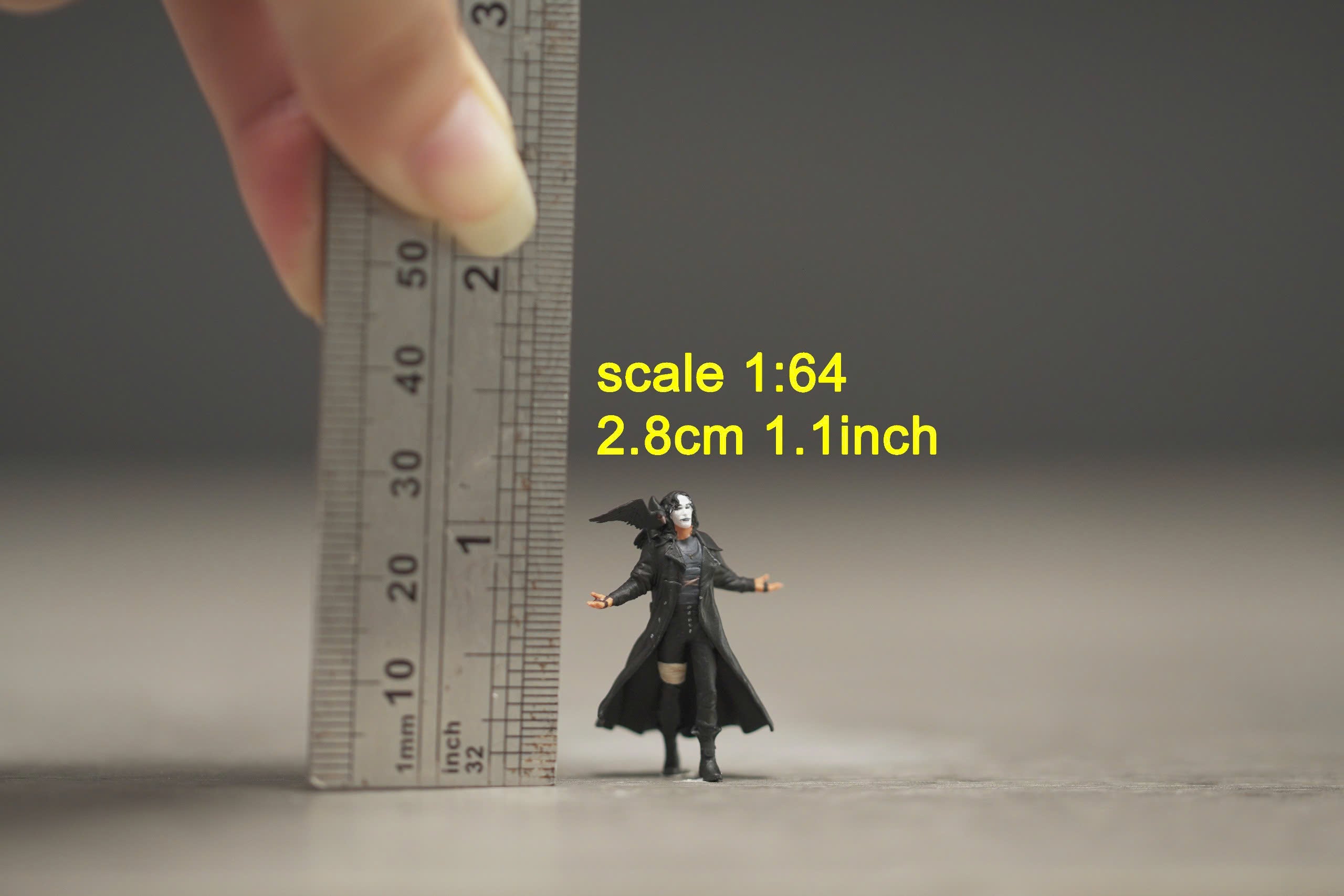 Bird and man people figurine handpaint high detail 1:18 to HO scale