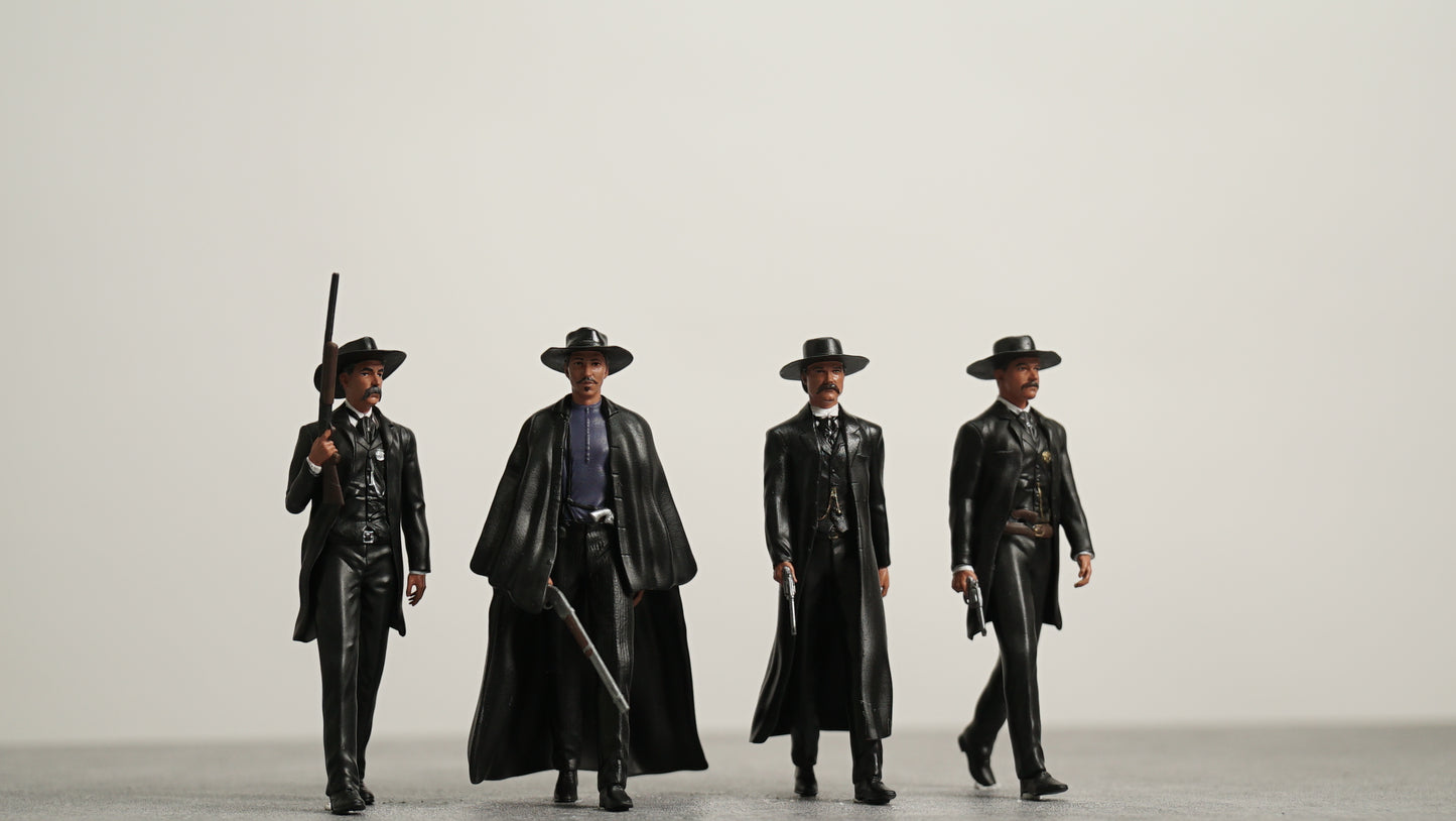 Earp Stone cowboy figure 1:18 to HO scale handpaint high detail