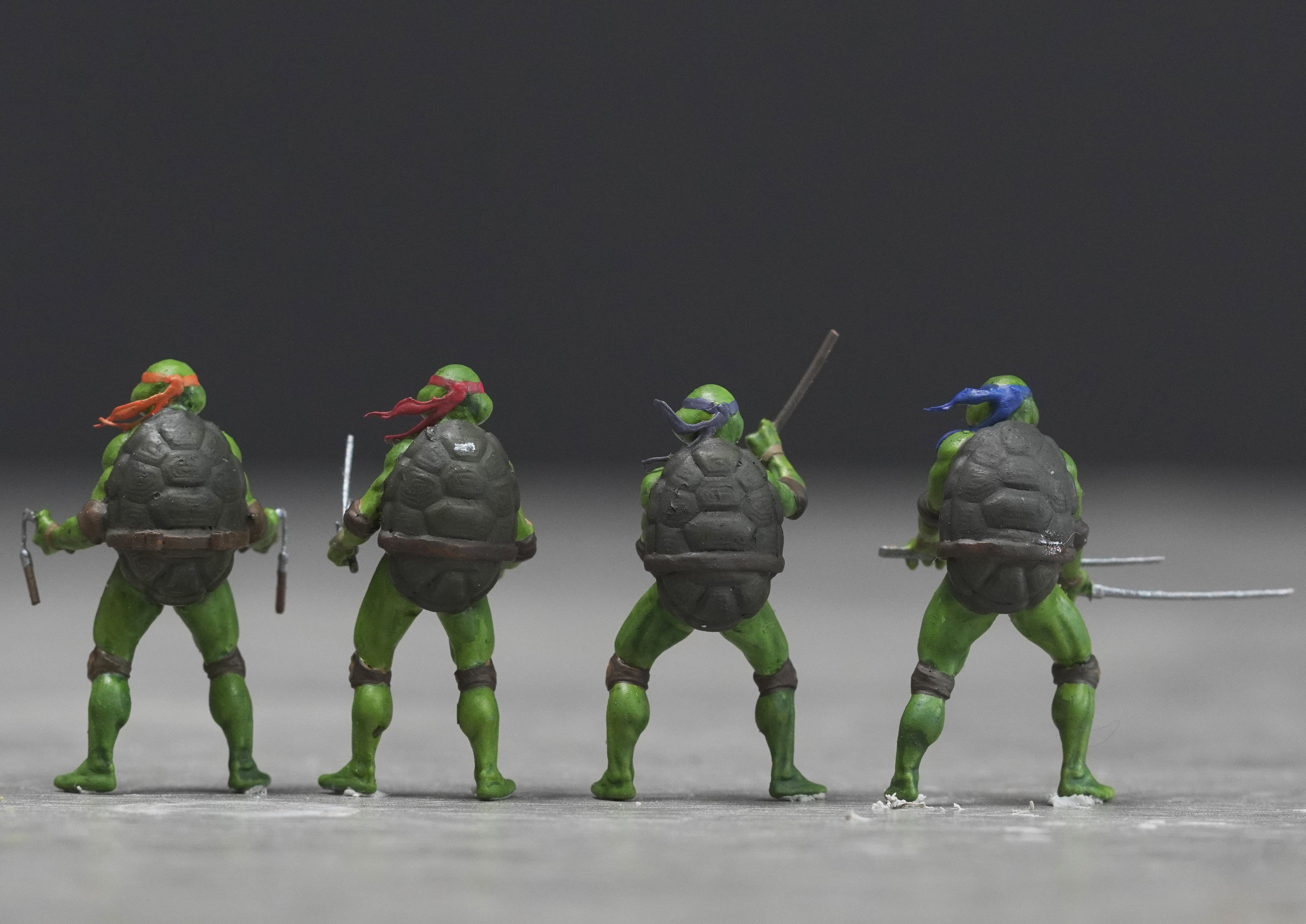 Ninja Turtles figure HO 1/64 1/43 1/24 1/18 Scale handpaint high detail