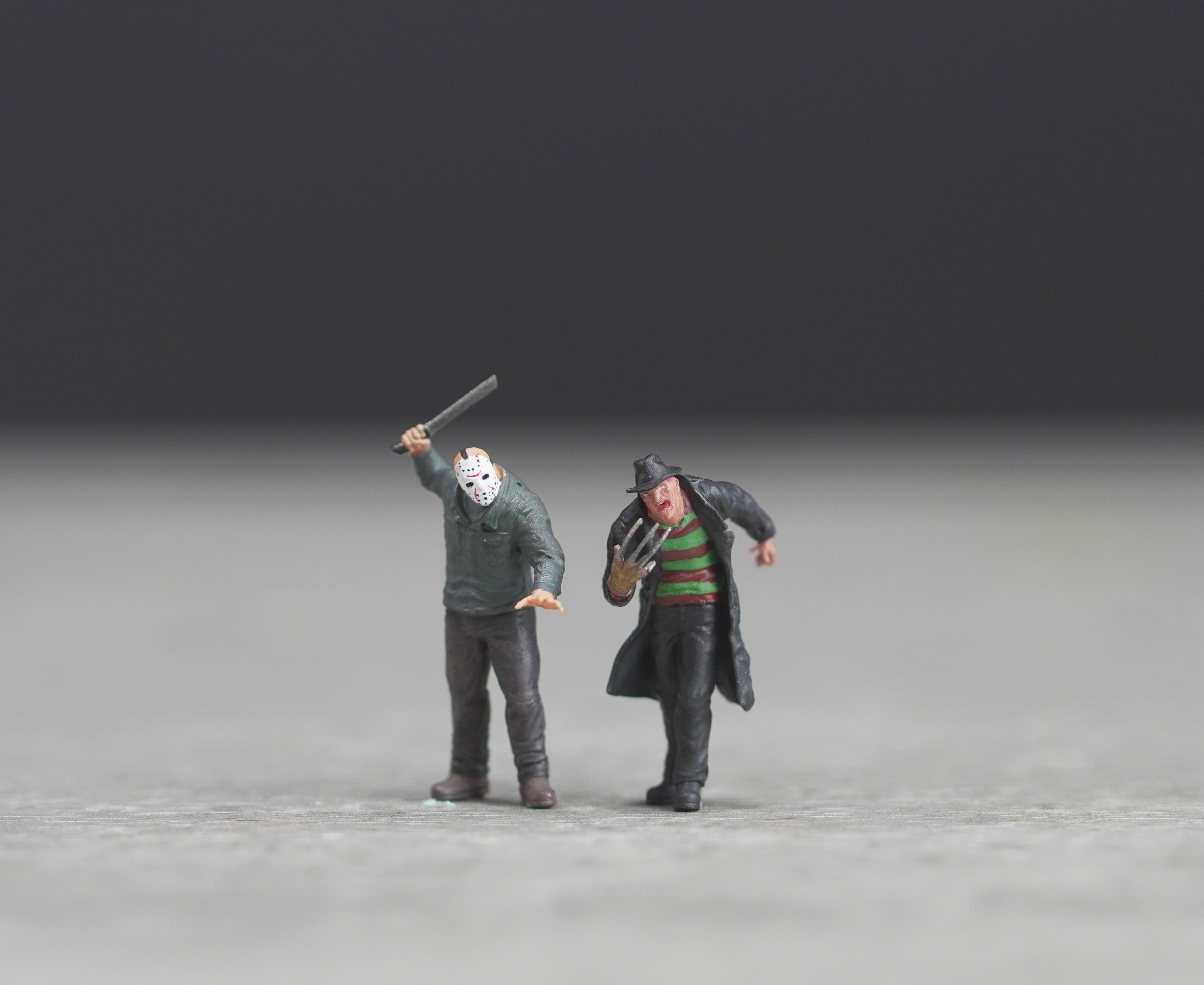 Horror killer figure HO 1/64 1/43 1/24 1/18 Scale handpaint high detail A284-285