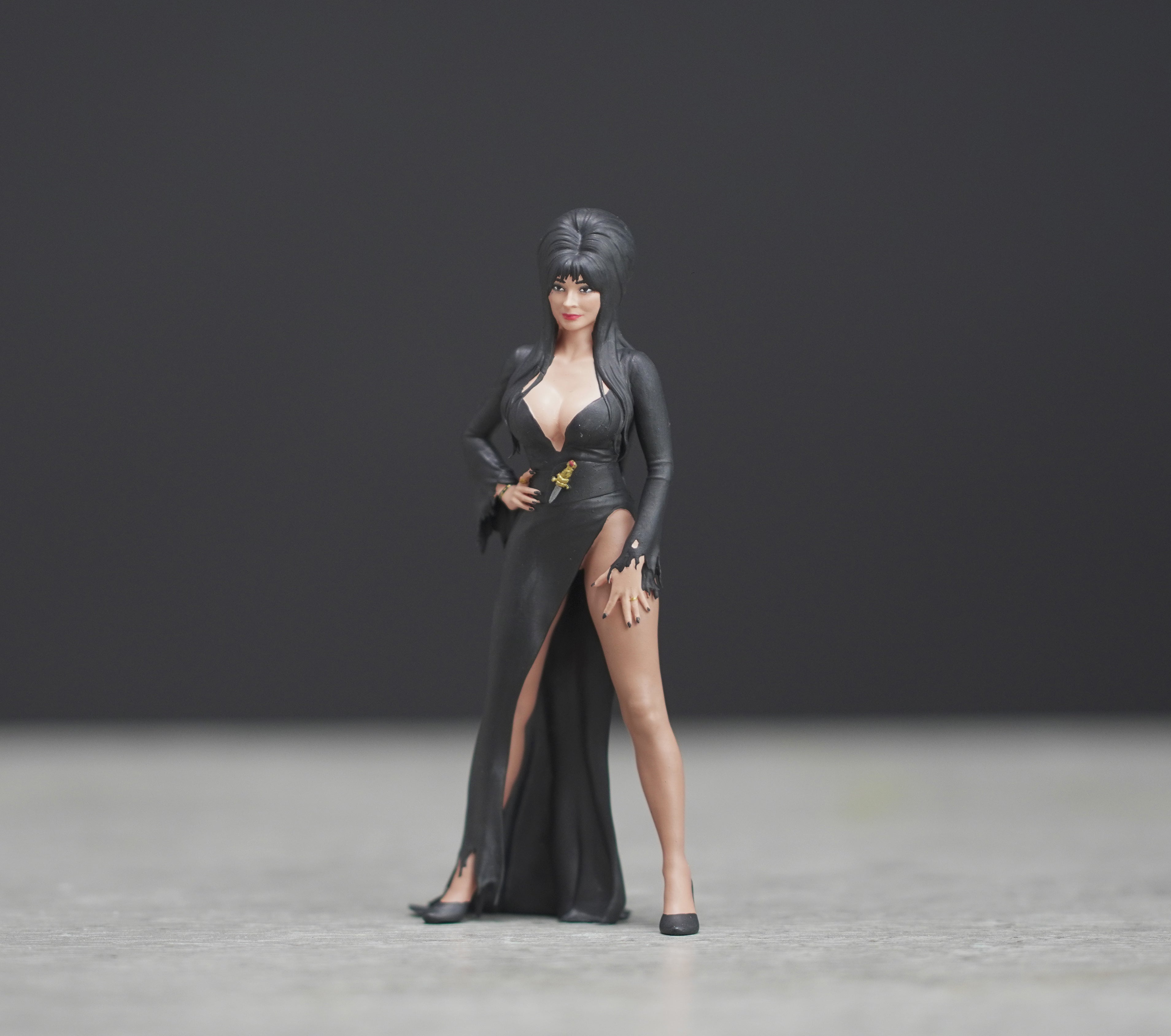 Black girl with thompson figure HO 1/64 1/43 1/24 1/18 Scale handpaint high detail G89-90