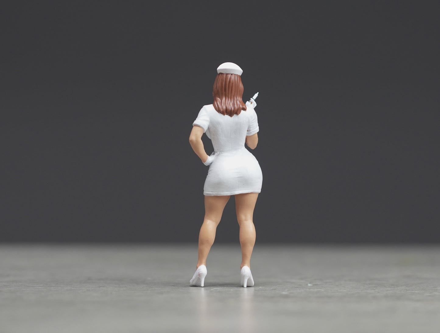 Sexy nurse figure HO 1/64 1/43 1/24 1/18 Scale handpaint high detail