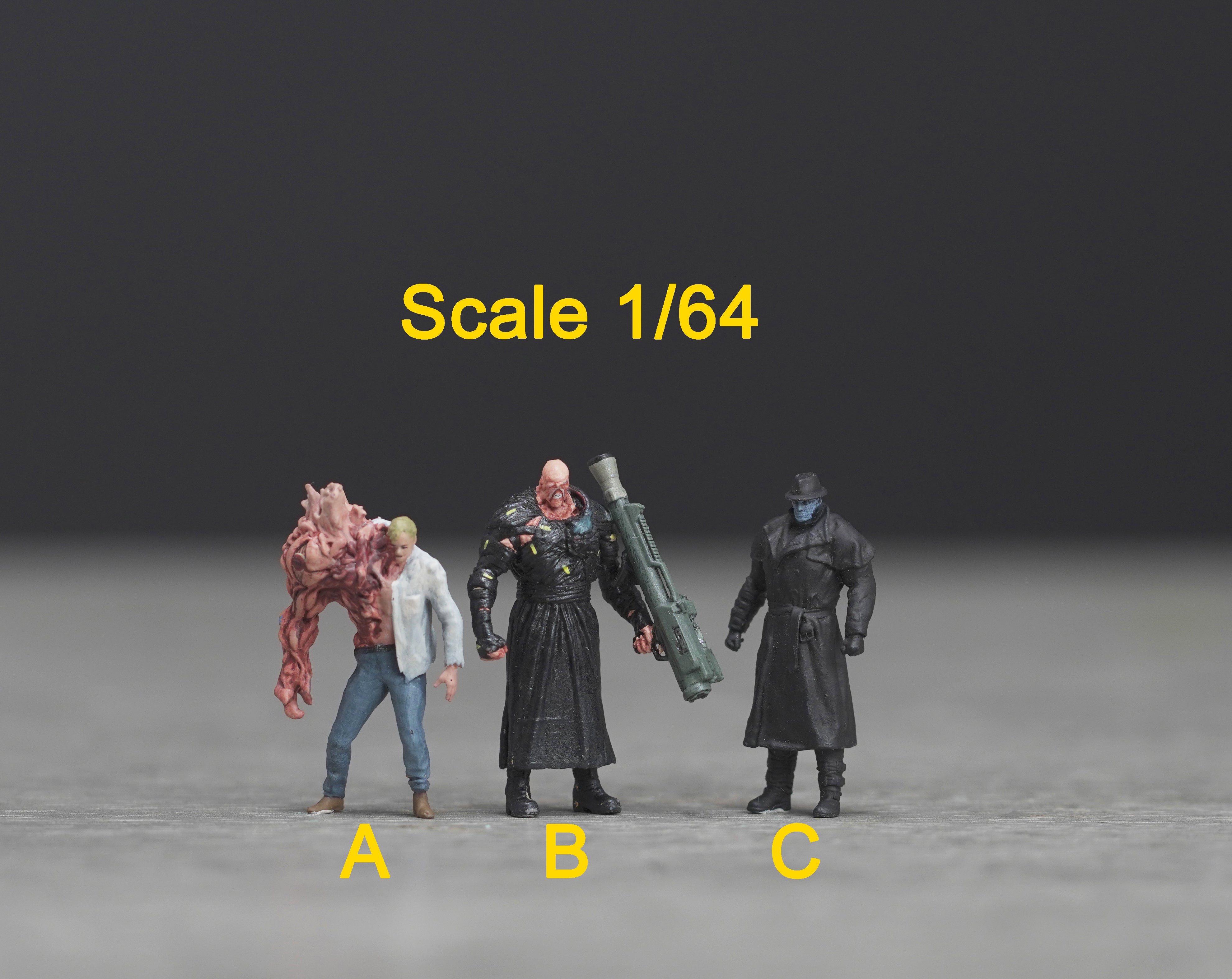 Evil man figure HO 1/64 1/43 1/24 1/18 Scale handpaint high detail GE57,58,59