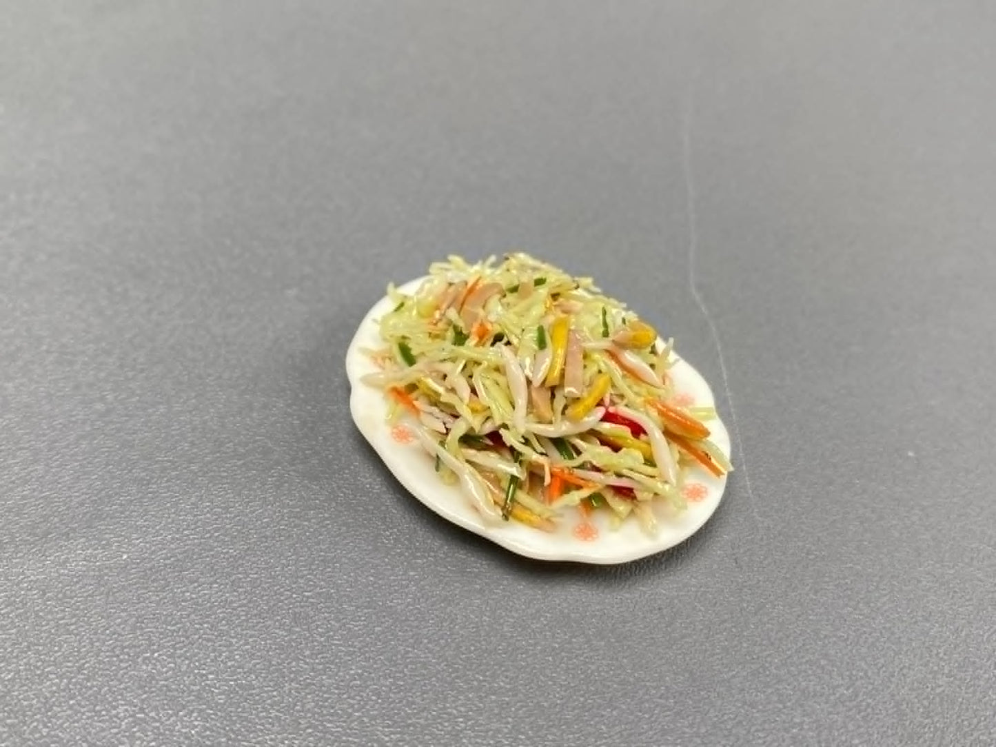 1/12 Chicken salad vietnamese style clay miniature