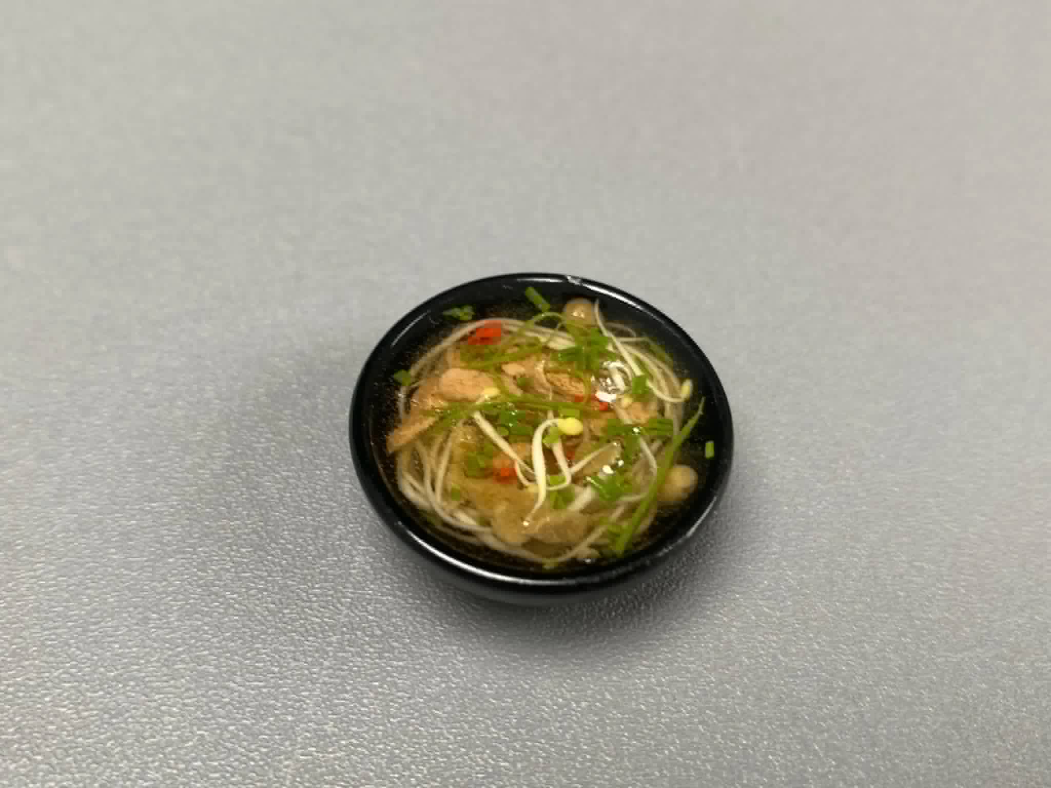 1/12 Pho vietnamese Beef noodle soup clay miniature