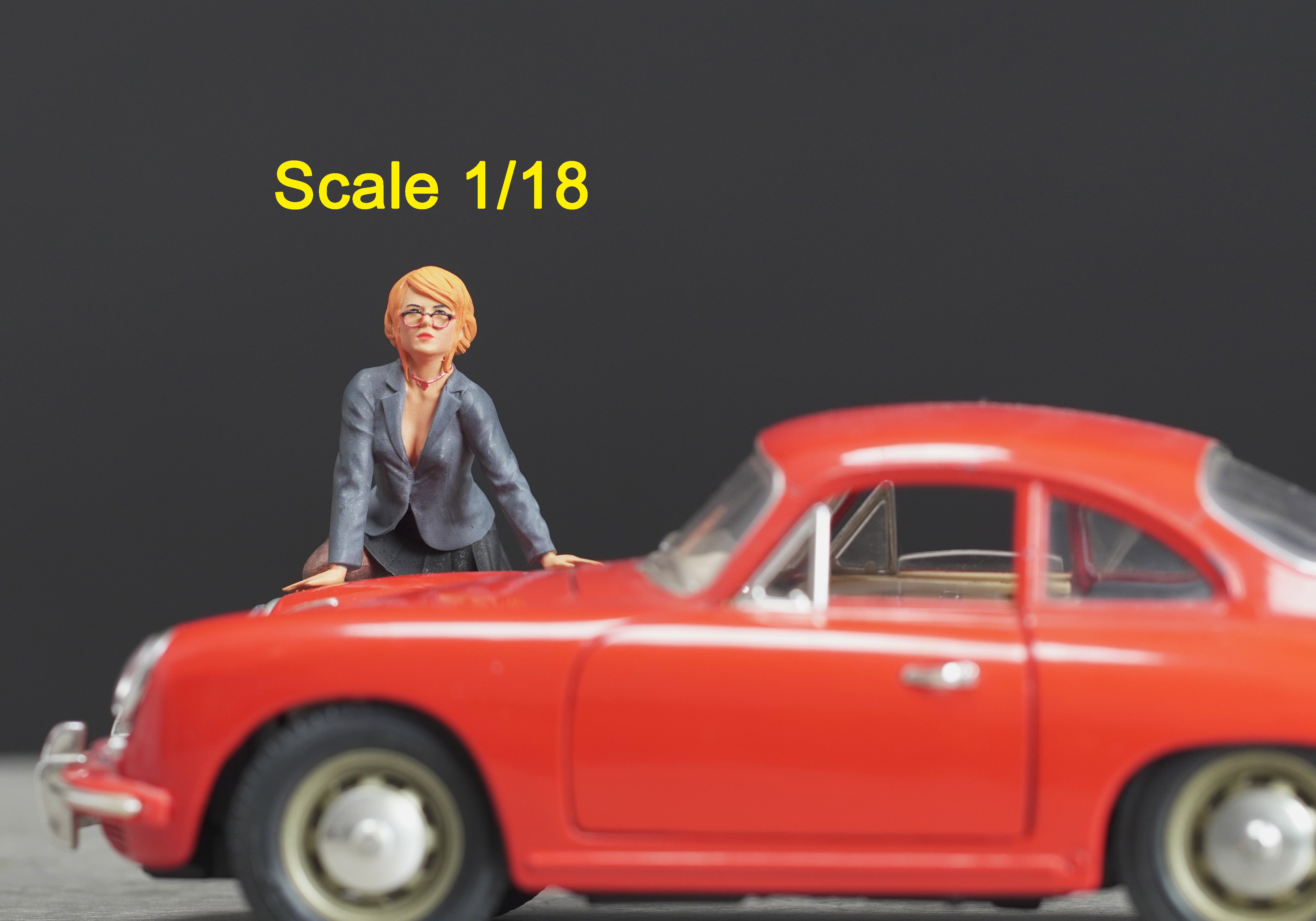 Sexy Girl figure HO 1/64 1/43 1/24 1/18 Scale handpaint high detail G87