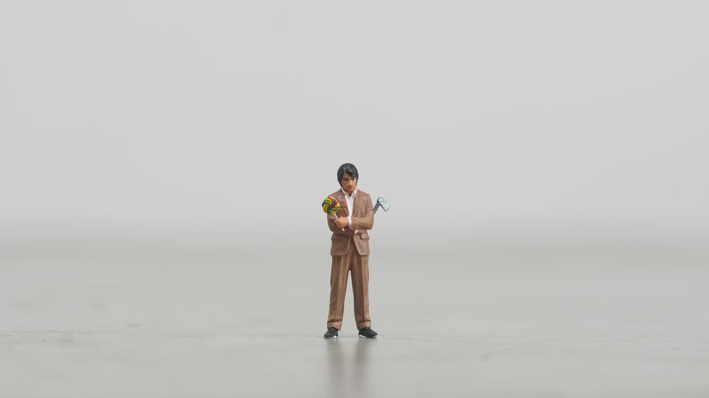 Man figure HO 1/64 1/43 1/24 1/18 Scale handpaint high detail