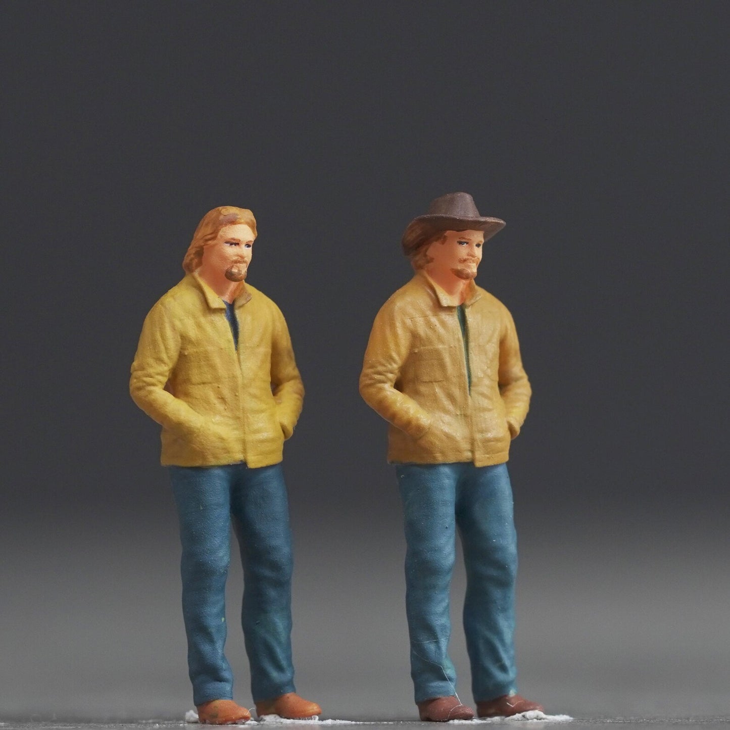 Man figure HO 1/64 1/43 1/24 1/18 Scale handpaint high detail