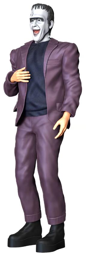 Grandpapa figure 1:18 to 1/64 HO scale handpaint high detail