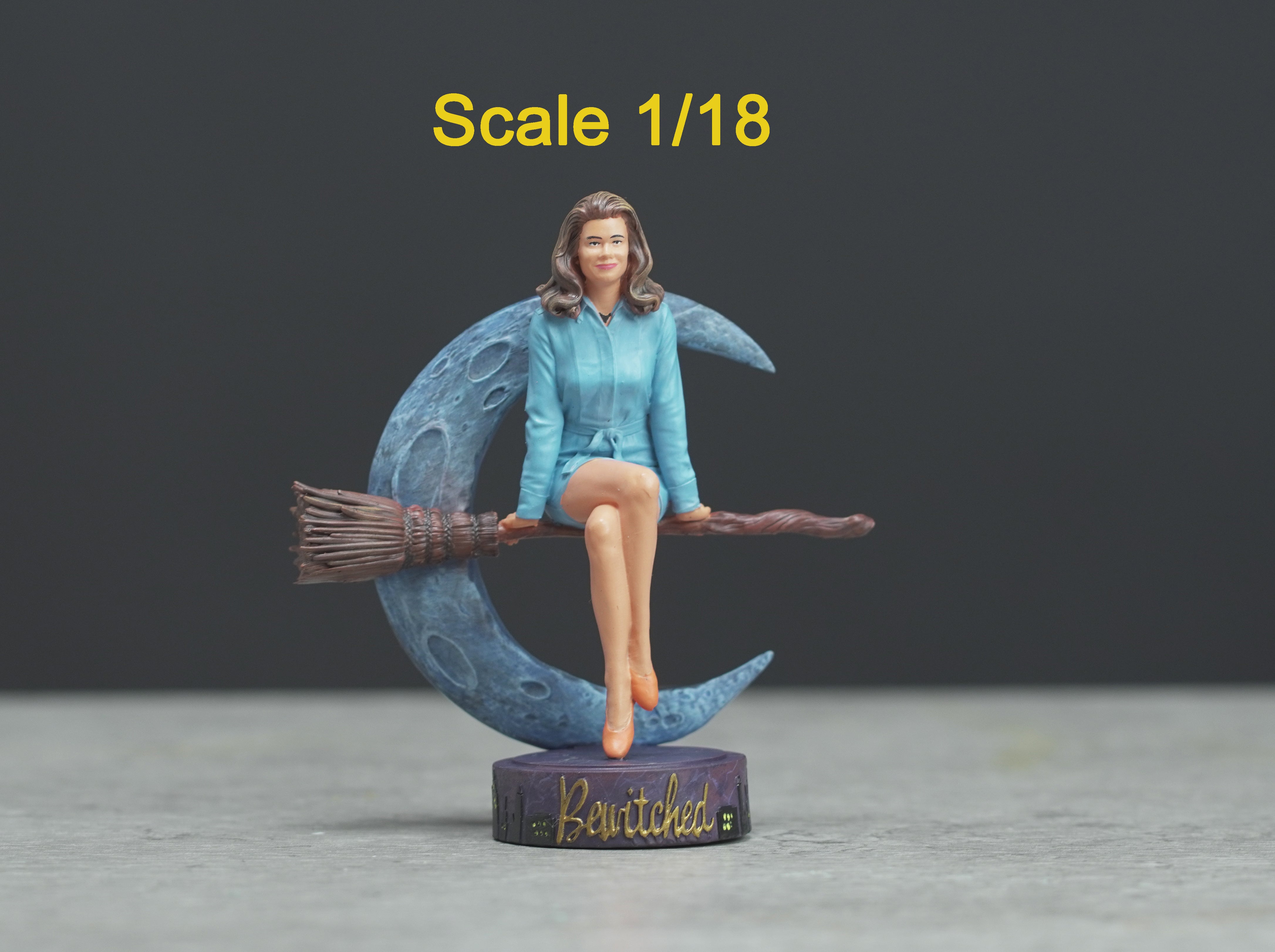 Witch figure HO 1/64 1/43 1/24 1/18 Scale handpaint high detail O61