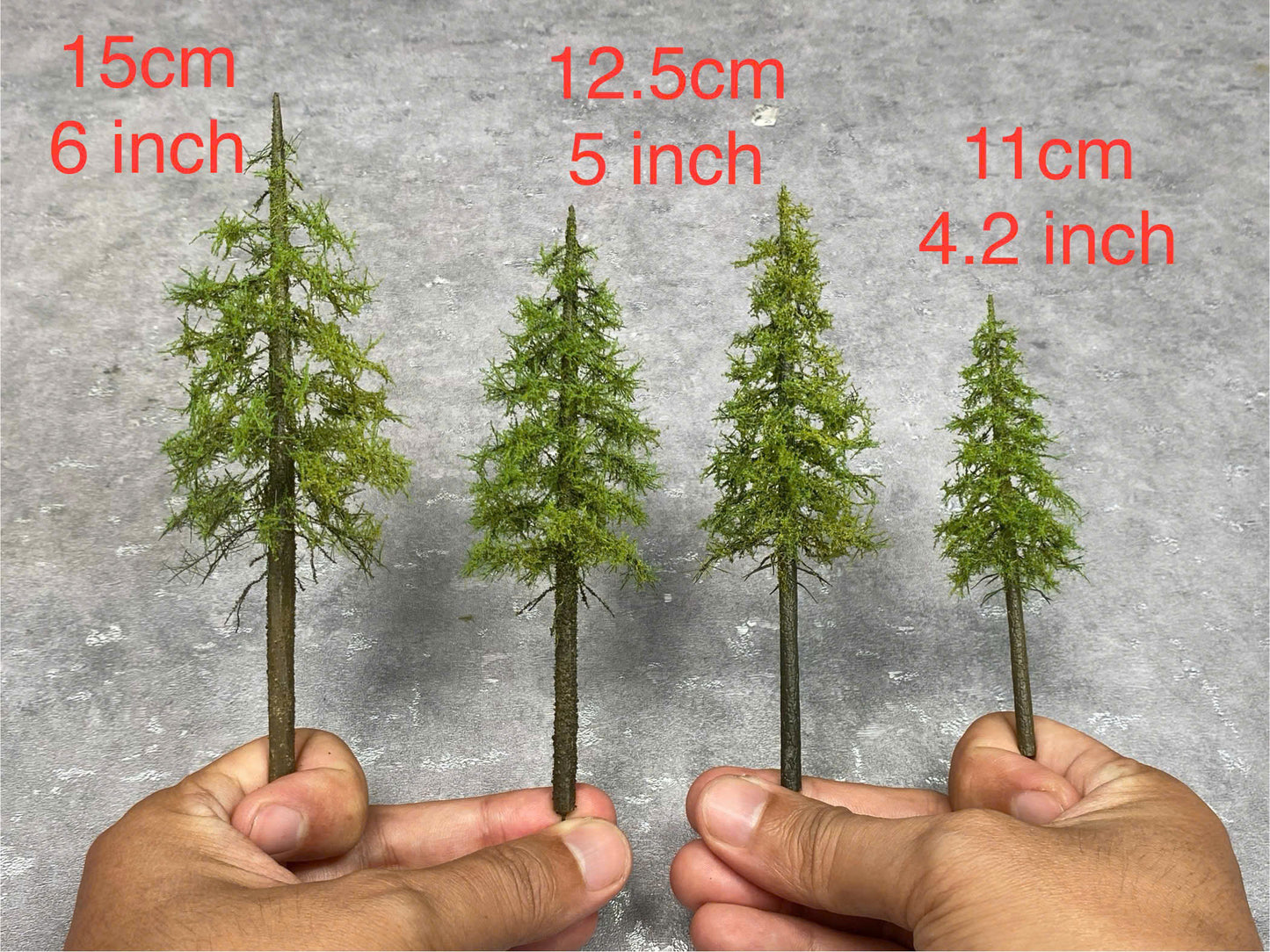 Pine Tree scale HO 1/64 1/87 1/35 for diorama miniature