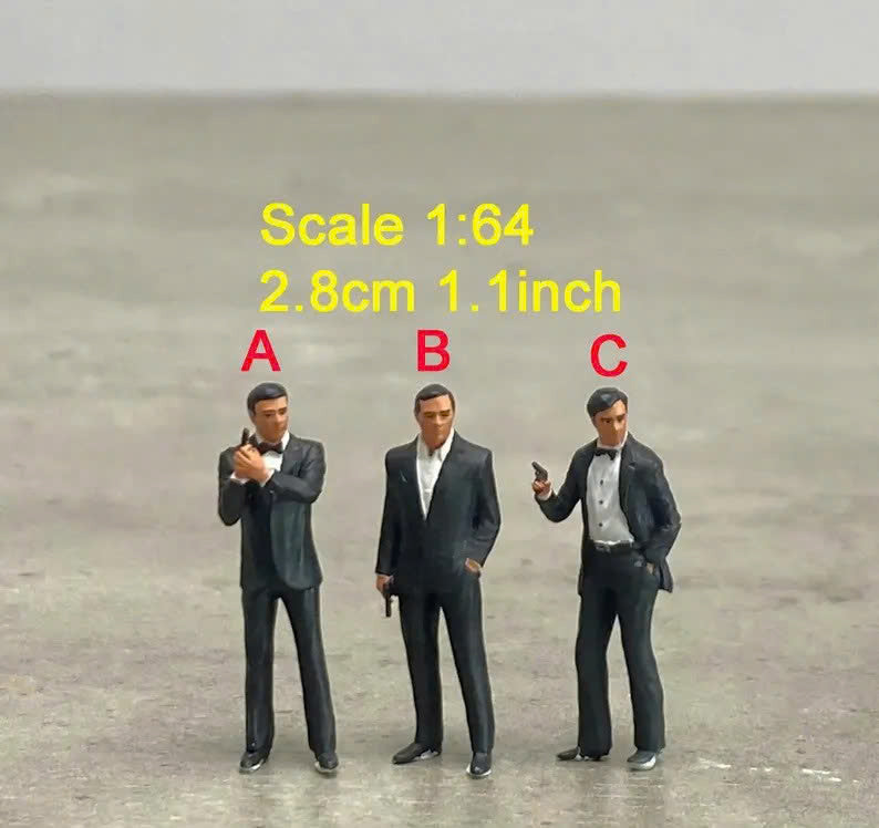 Man spy Monster -Rip Ley Hick Vas figure 1:18 to HO scale handpaint high detail