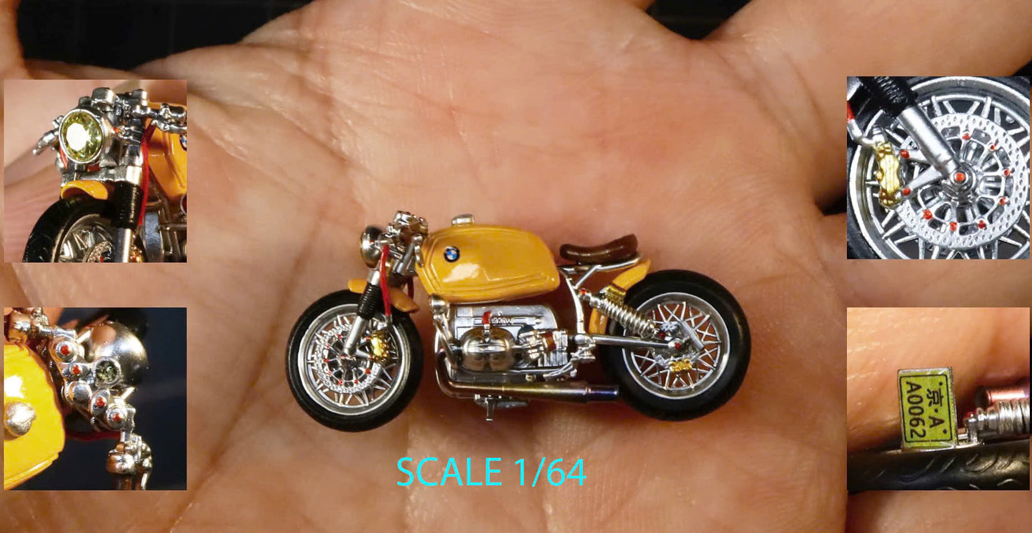 Motocycle bike 1/64 scale handpaint high detail