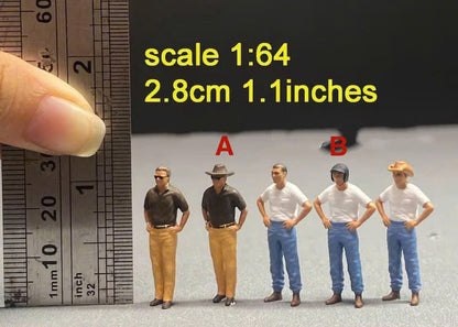 Racer figure HO 1/64 1/43 1/24 1/18 Scale handpaint high detail