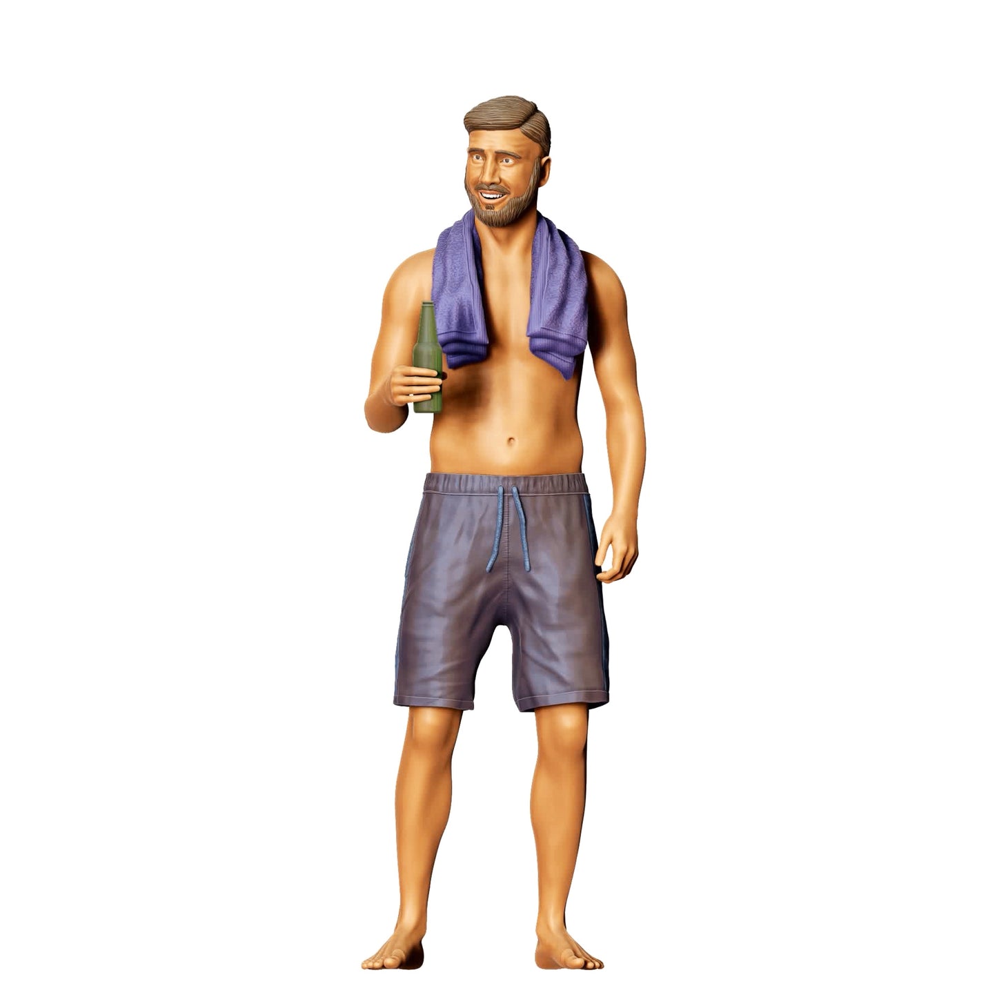 Pool paty prople  figure HO 1/64 1/18 1/43 Scale handpaint high detail