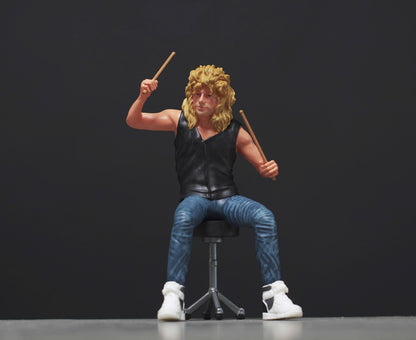 Drummer figure handpaint high detail 1:18 scale