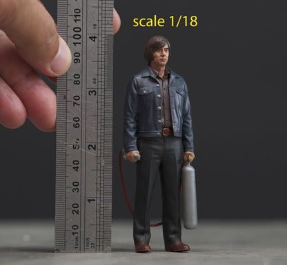 Country for old man figure HO 1/64 1/43 1/24 1/18 Scale handpaint high detail