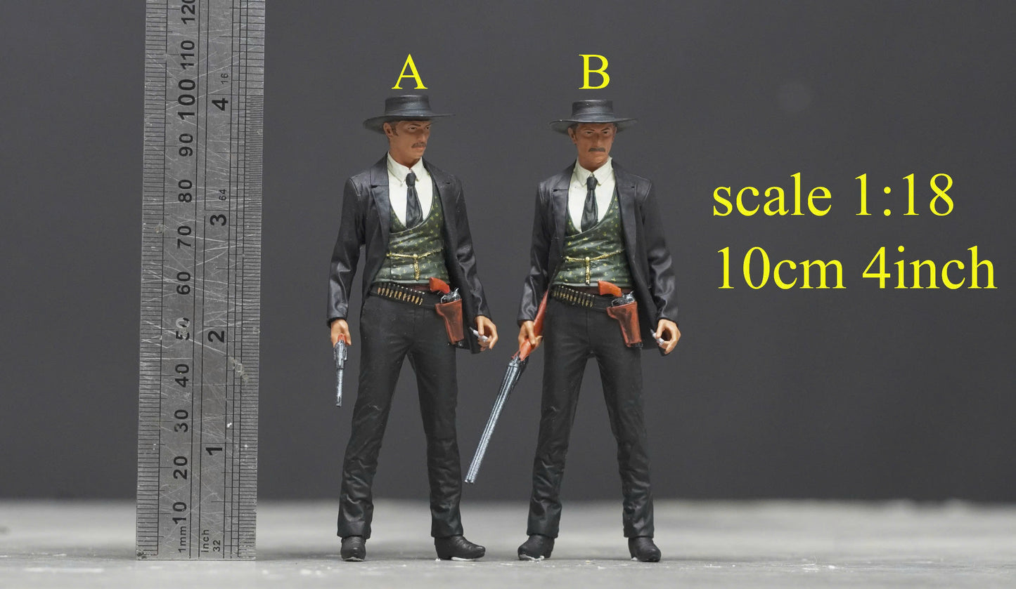 Bad cowboy figure HO 1/64 1/43 1/24 1/18 Scale handpaint high detail