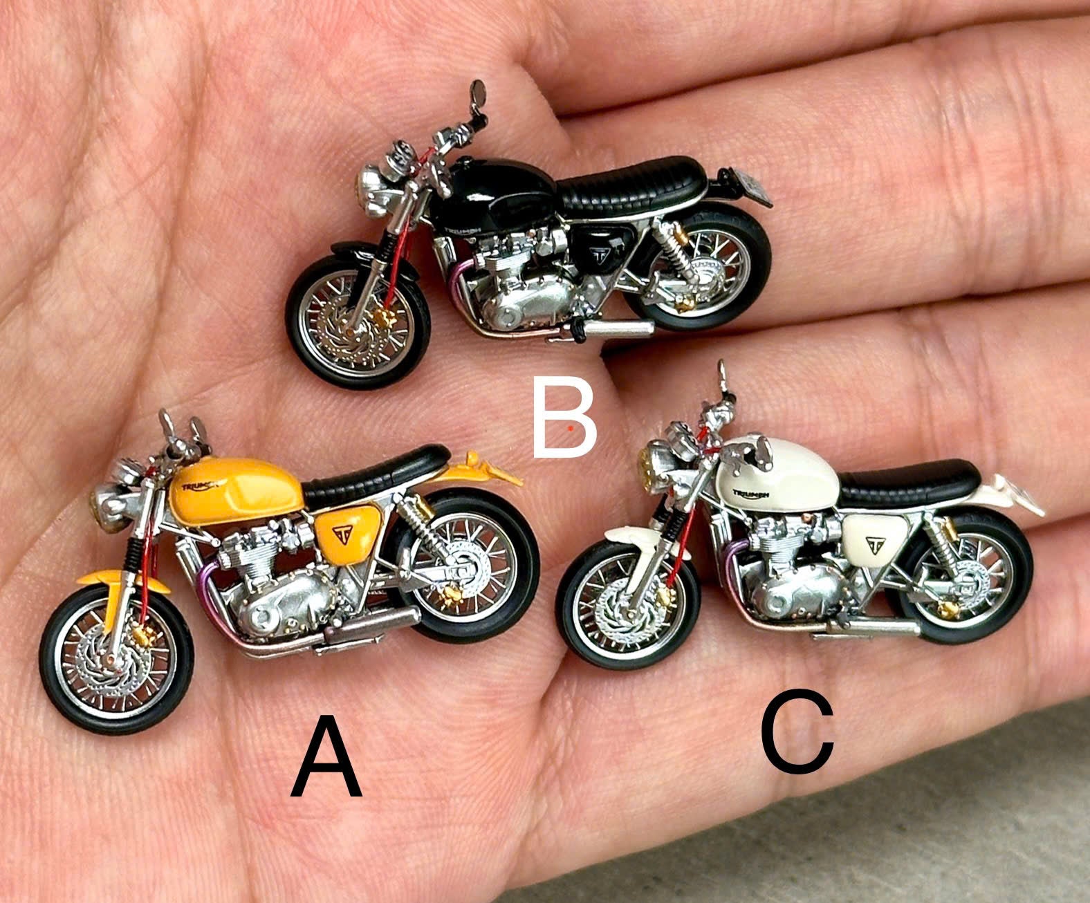Motorcycle bike 1/64 scale handpaint high detail