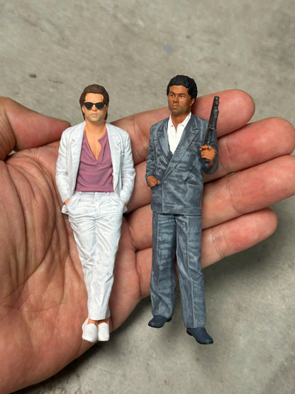 Vice man figure HO 1/64 1/43 1/24 1/18 Scale handpaint high detail