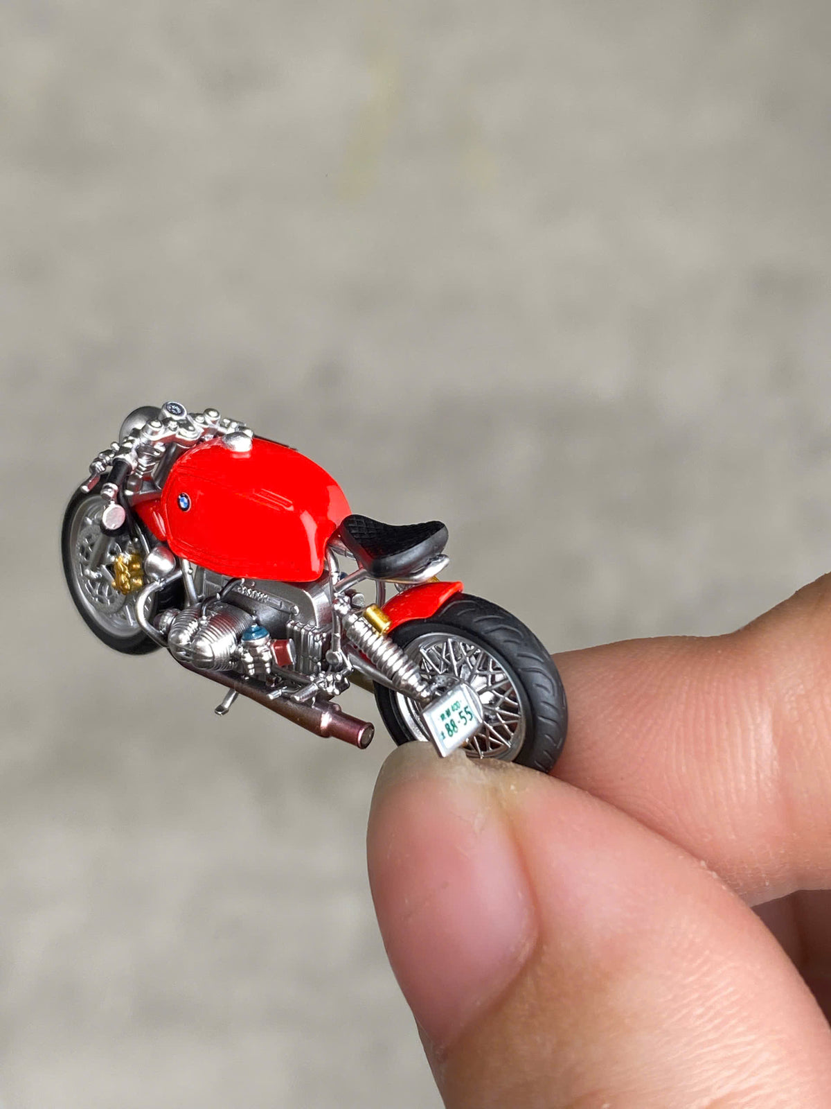 Motorcycle bike 1/64 scale handpaint high detail