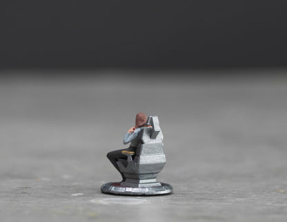Woman sitting figure HO 1/64 1/43 1/24 1/18 Scale handpaint high detail