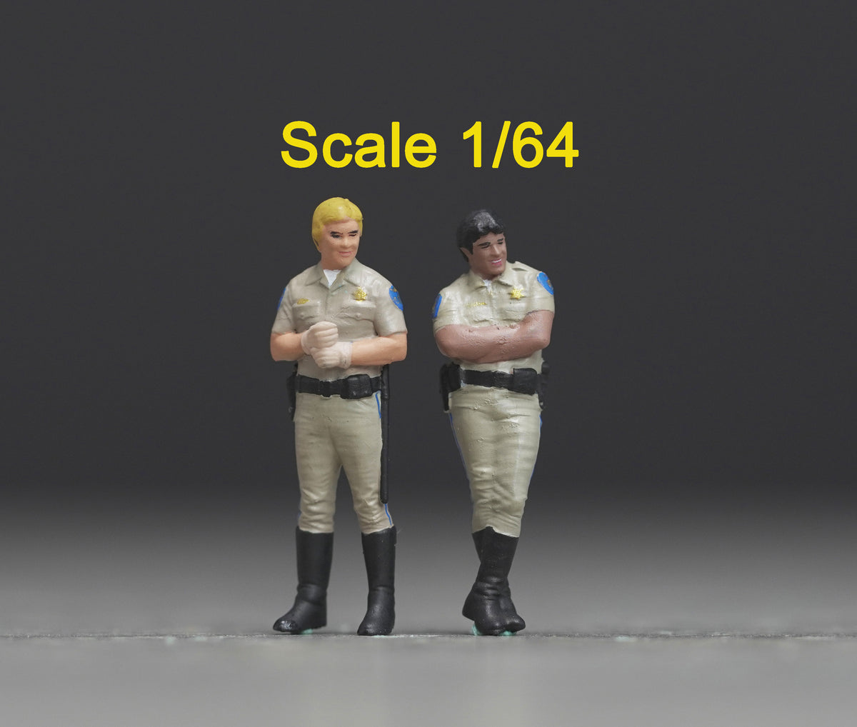 CHIP highway patrol high detail painted scale 1/18