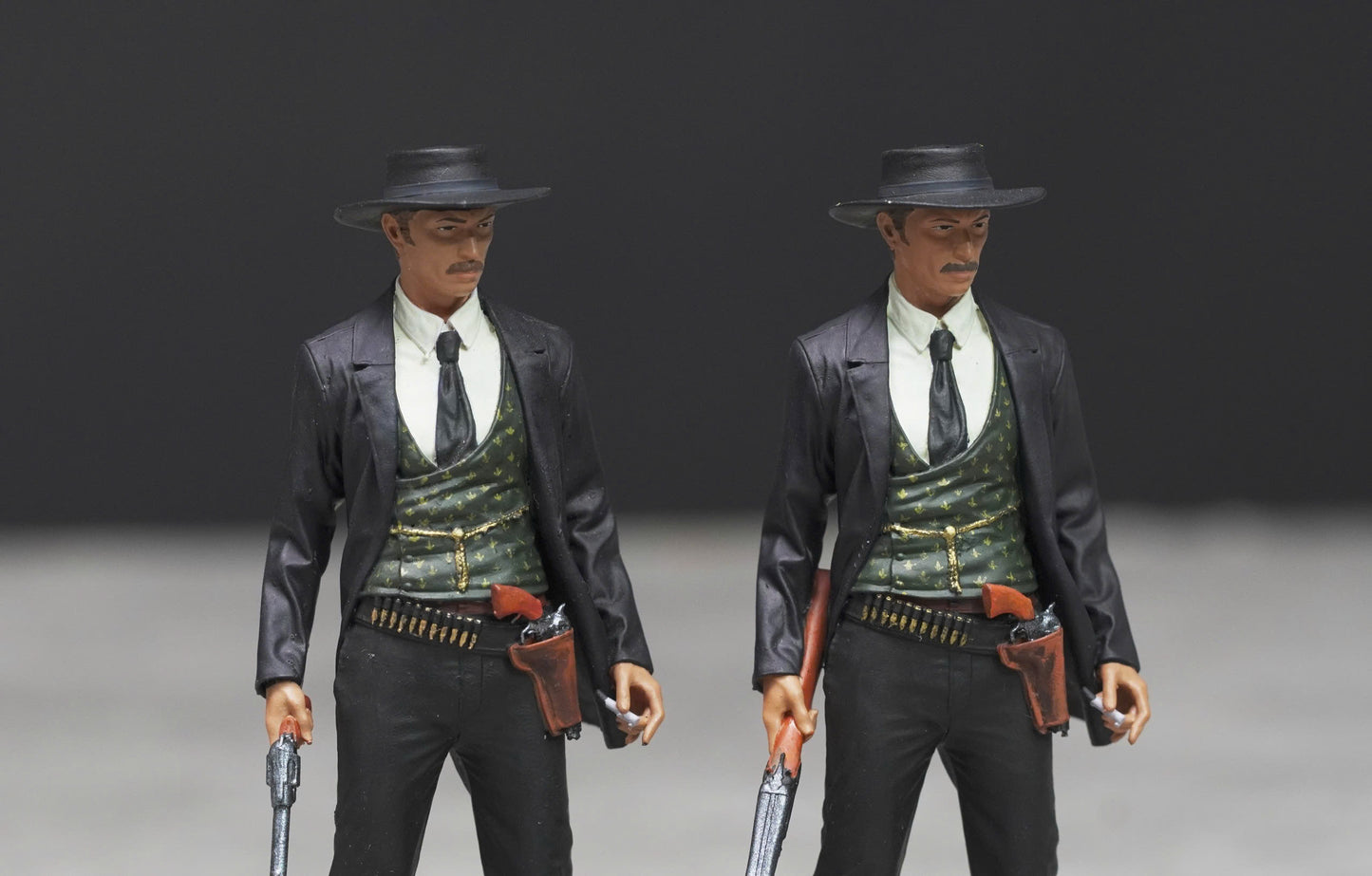 Bad cowboy figure HO 1/64 1/43 1/24 1/18 Scale handpaint high detail