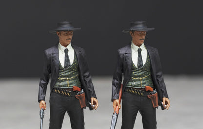 Bad cowboy figure HO 1/64 1/43 1/24 1/18 Scale handpaint high detail