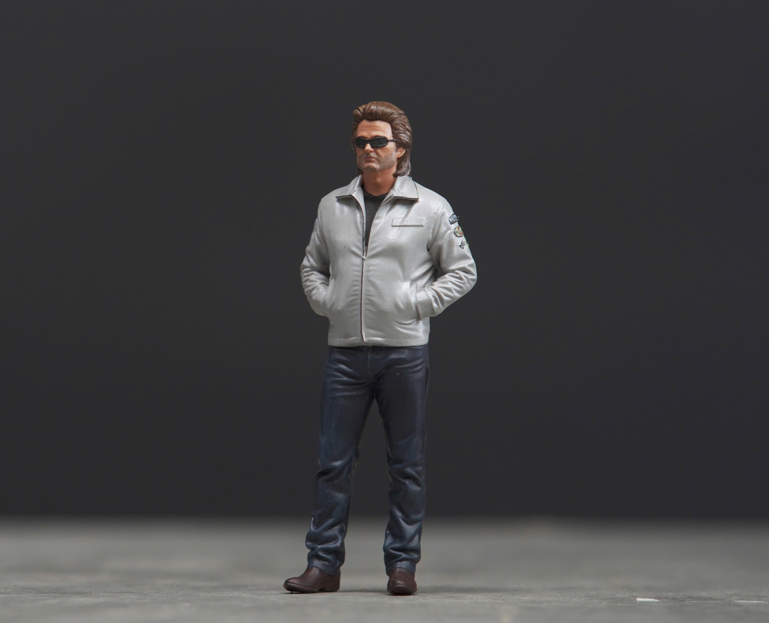 Death Mike Stunt figure HO 1/64 1/43 1/35 1/24 1/18 Scale handpaint high detail