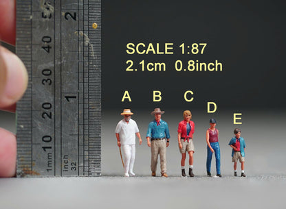 Dinosaur team figure HO 1/64 1/43 Scale handpaint high detail