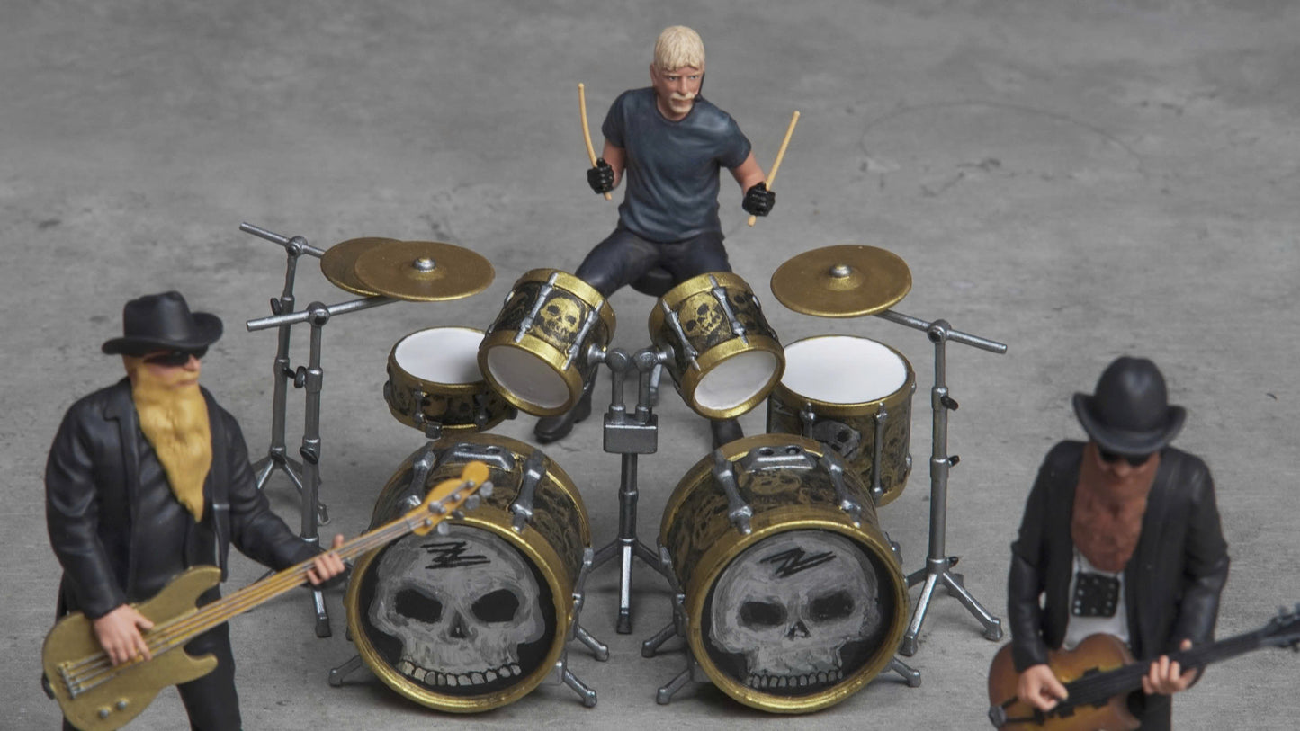 Rock team figure 1:18 to 1/64 HO scale handpaint high detail