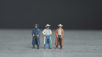 Texas Cowboy figure 1:18 to 1/64 HO scale handpaint high detail