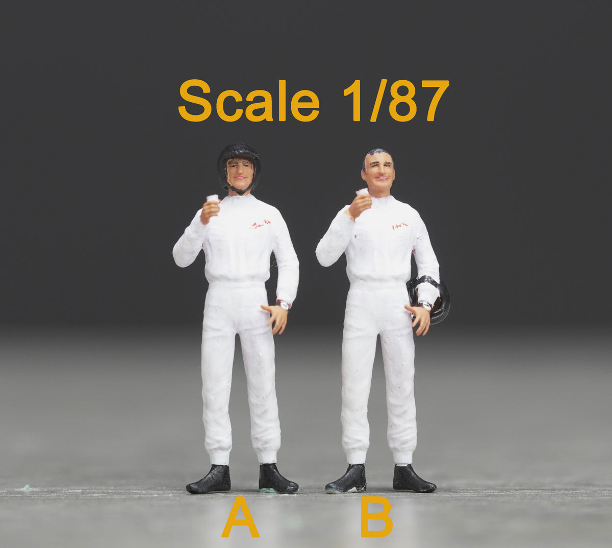 Pilot man figure HO 1/64 1/35 1/43 1/24 1/18 Scale handpaint high detail DH