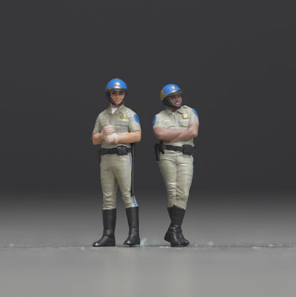 CHIP highway patrol high detail painted scale 1/18