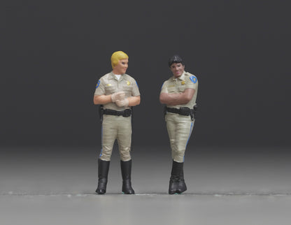 CHIP highway patrol high detail painted scale 1/18