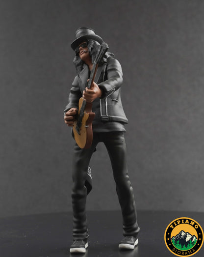 Black Guitarist rocker GnR figure 1:18 handpaint high detail
