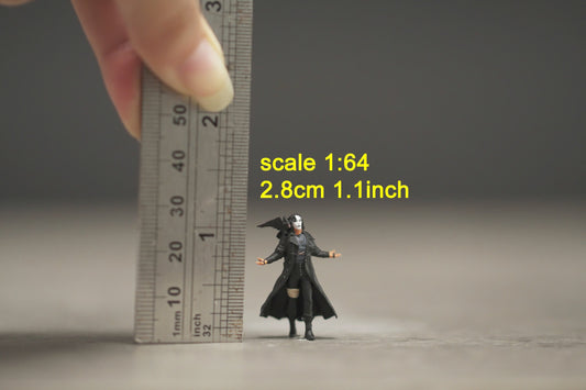 Bird and man people figurine handpaint high detail 1:18 to HO scale
