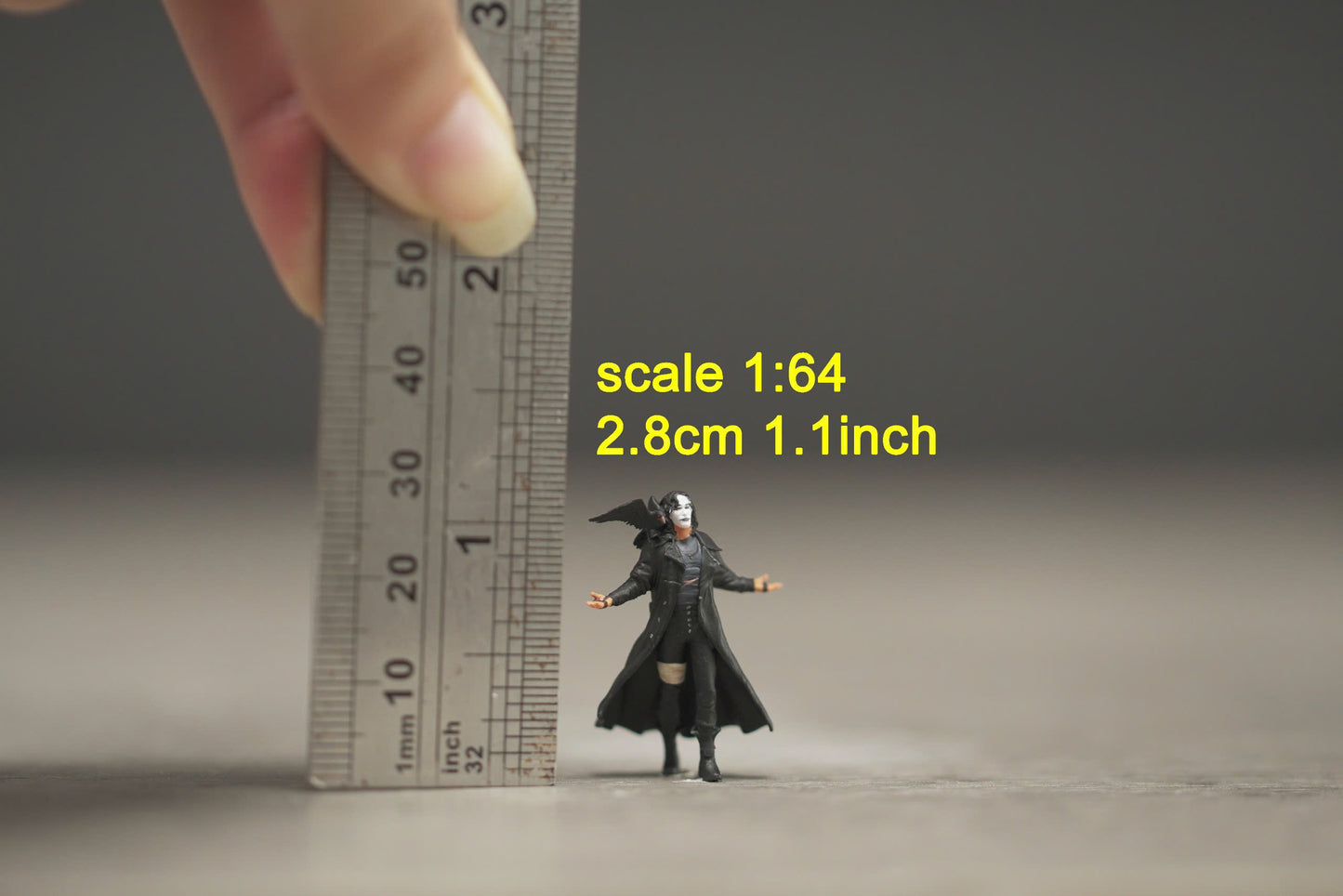 Bird and man people figurine handpaint high detail 1:18 to HO scale A201