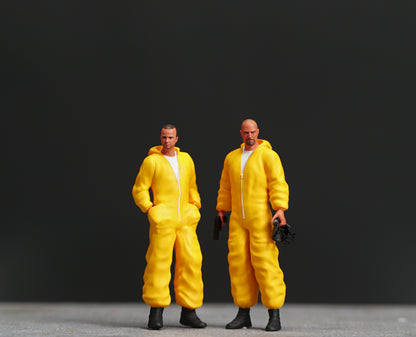 Breaking men figure handpaint high detail 1:18 to HO scale