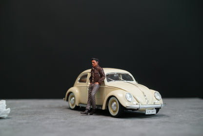 Man (not include CAR) figurine handpaint high detail 1:18 to HO scale