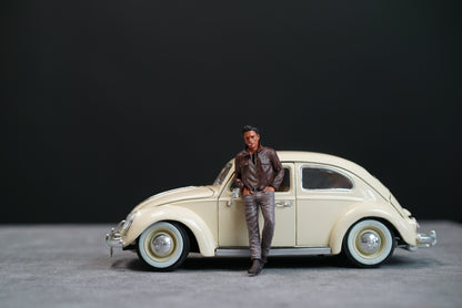 Man (not include CAR) figurine handpaint high detail 1:18 to HO scale