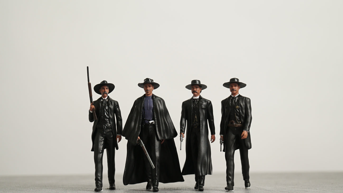 Earp Stone cowboy figure  1:18 to HO scale handpaint high detail